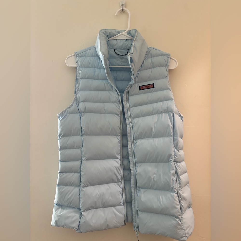 Vineyard Vines Light Blue Puffer Vest